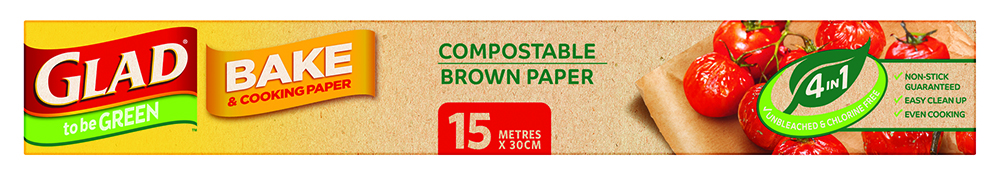 Other view of Glad to be Green® Compostable Brown Bake Paper 15m x 30cm