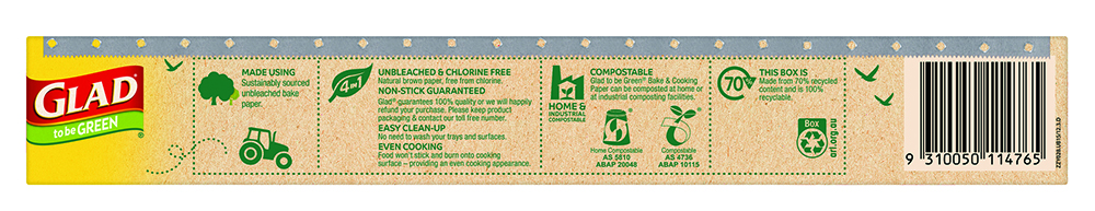 Other view of Glad to be Green® Compostable Brown Bake Paper 15m x 30cm