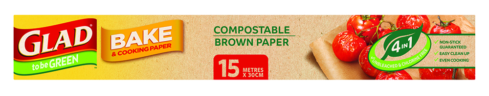 Other view of Glad to be Green® Compostable Brown Bake Paper 15m x 30cm