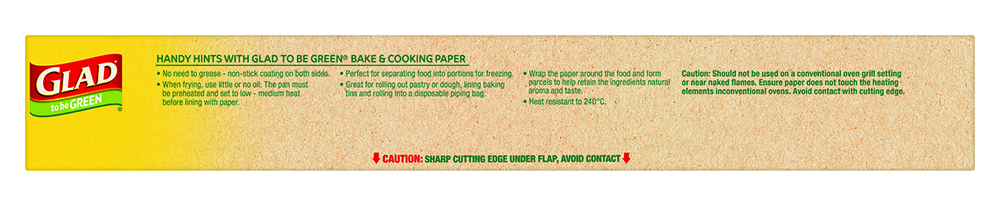 Other view of Glad to be Green® Compostable Brown Bake Paper 15m x 30cm