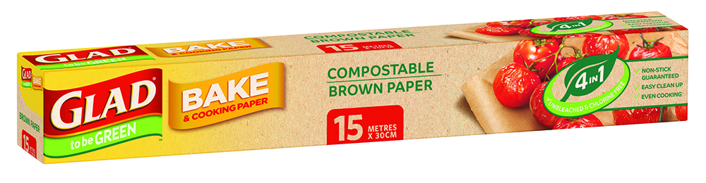 Other view of Glad to be Green® Compostable Brown Bake Paper 15m x 30cm