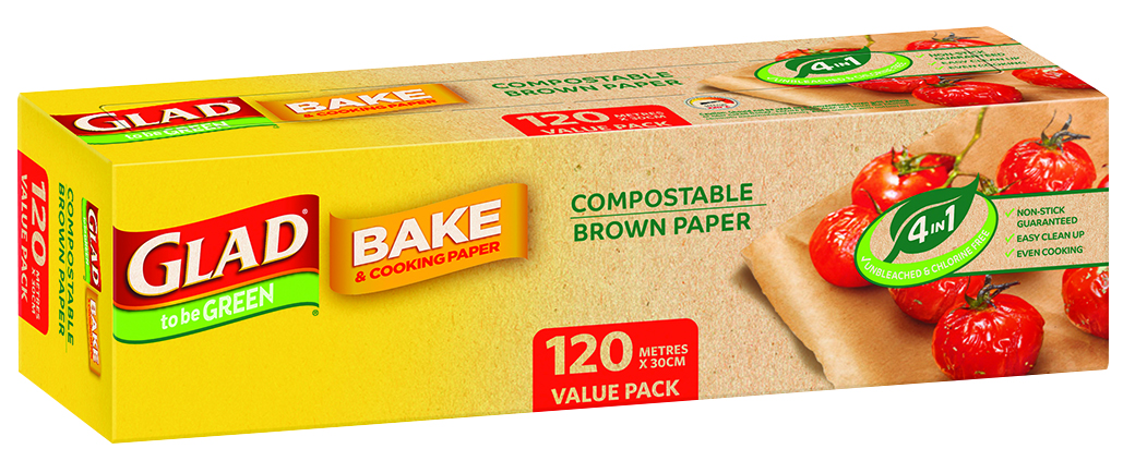 Other view of Glad to be Green® Compostable Brown Bake Paper 120m x 30cm