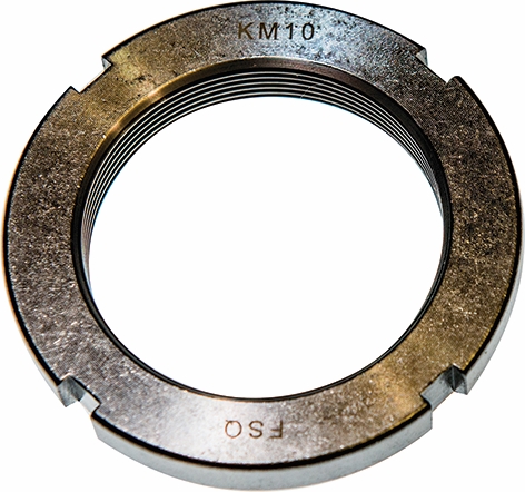 Other view of CBC Bearing Lock Nut - Steel - 70 mm x 42 mm - Series KM - FAG