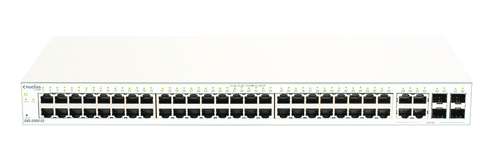 Other view of D-Link DBS-2000-52 52-Port Gigabit Nuclias Cloud Managed Switch with 52 RJ45 and 4 Combo SFP Ports