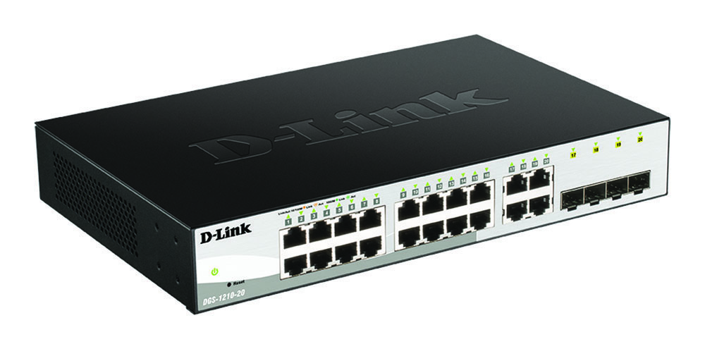 Other view of D-Link DGS-1210-20 20-Port Gigabit WebSmart Switch with 20 RJ45 and 4 Combo SFP Ports