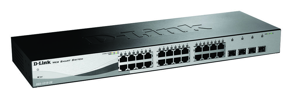 Other view of D-Link DGS-1210-28 28-Port Gigabit WebSmart Switch with 28 RJ45 and 4 Combo SFP Ports