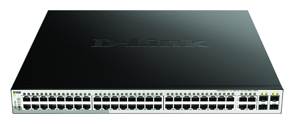 Other view of D-Link DGS-1210-52MP 52-Port Gigabit WebSmart PoE Switch with 52 RJ45 (48 PoE) and 4 Combo SFP Ports PoE Budget - 370W