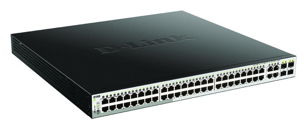 Other view of D-Link DGS-1210-52MP 52-Port Gigabit WebSmart PoE Switch with 52 RJ45 (48 PoE) and 4 Combo SFP Ports PoE Budget - 370W