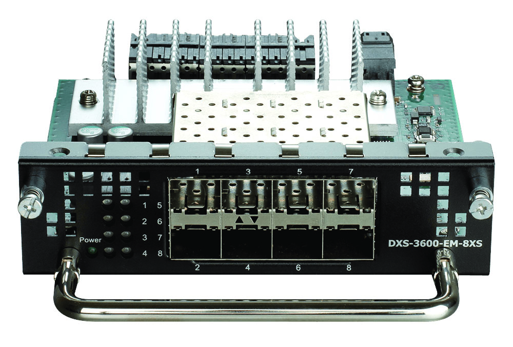 Other view of D-Link DXS-3600-EM-8XS 8-Portx10G SFP+ Module for DXS-3600 series