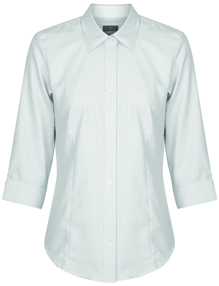 Other view of Gloweave Landsdowne 1709WL Shirt - Women - Micro Step - 3/4 Sleeve - Grey - 10