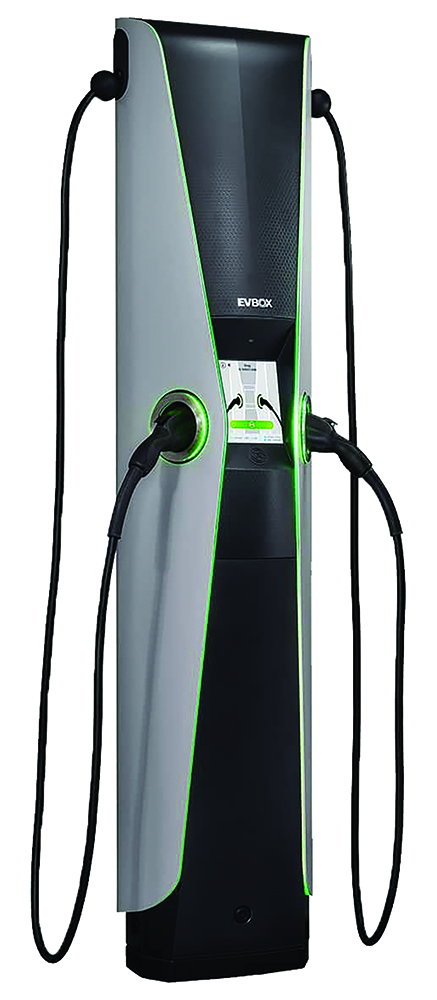 Other view of EVBOX Iqon IQ3323-C38462 Electrical Vehicle Charger - 3 Phase - Hub- 2 x 32A - 2 x 22kW -Type 2 - Double Fixed Cable