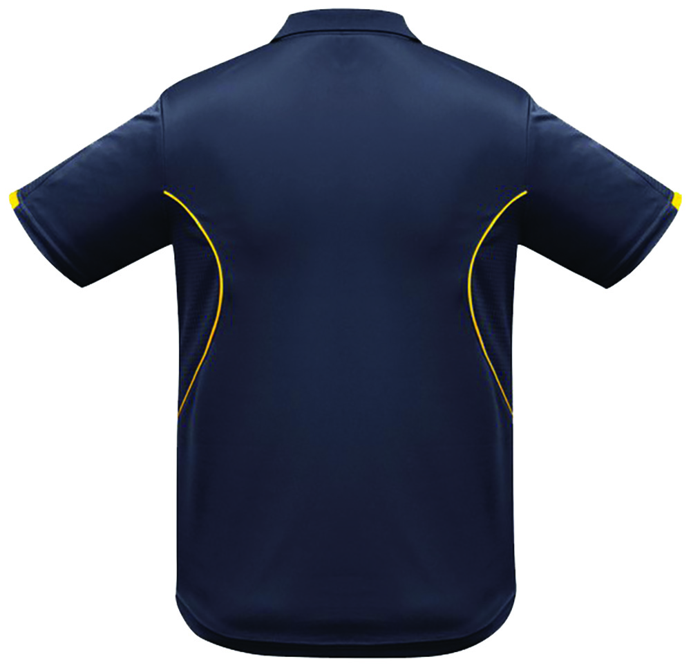 Other view of Bizcollection Razor P405MS Polo T-Shirt - Men - Polyester - Navy/Gold - 5XL