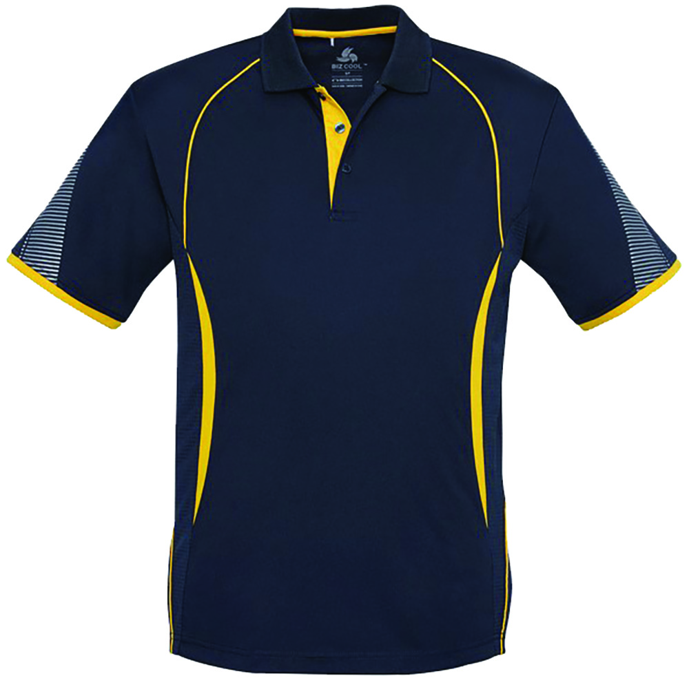 Other view of Bizcollection Razor P405MS Polo T-Shirt - Men - Polyester - Navy/Gold - 2XL