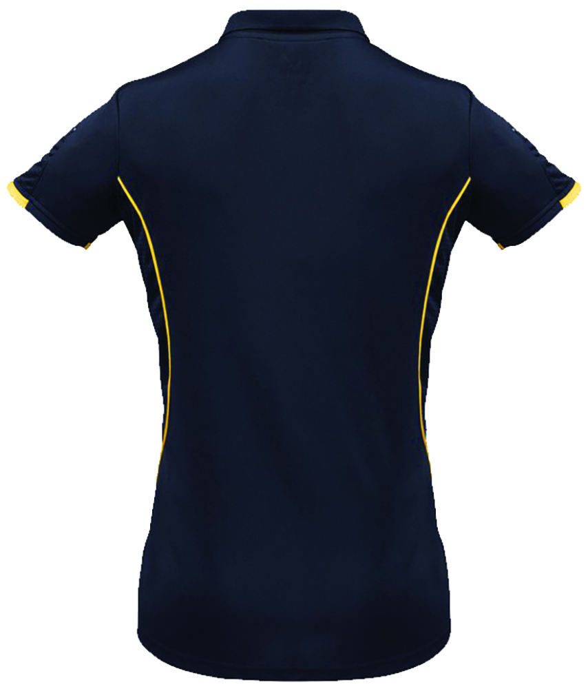 Other view of Bizcollection Razor P405LS Polo T-Shirt - Women - Polyester - Navy/Gold - 24