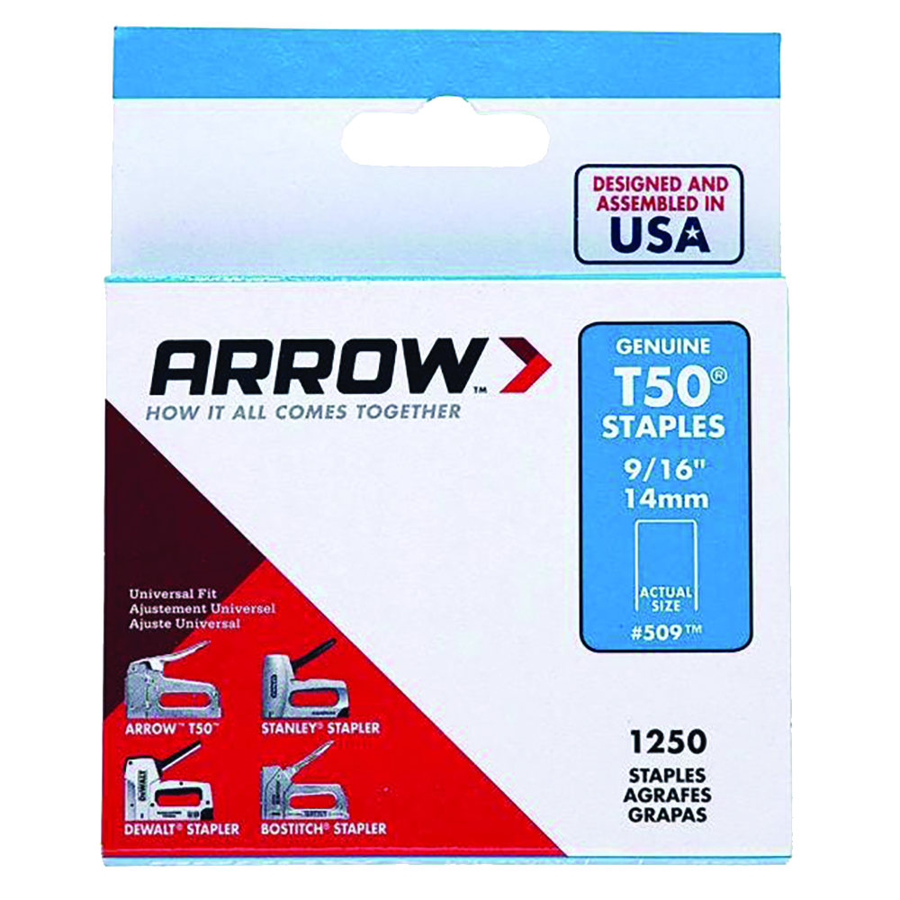 Other view of Arrow AR50924SP T-50 Staples - 9/16 - Pack of 1250