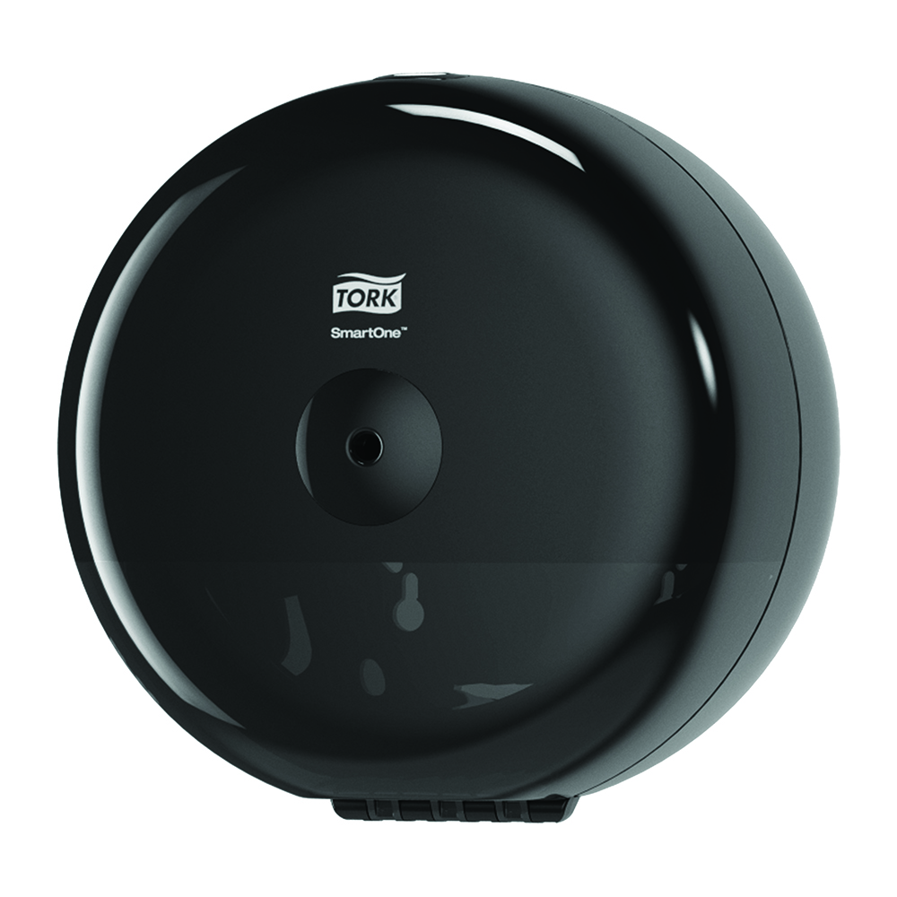 Other view of Tork - T9 SmartOne Mini Toilet Roll Dispenser - Black