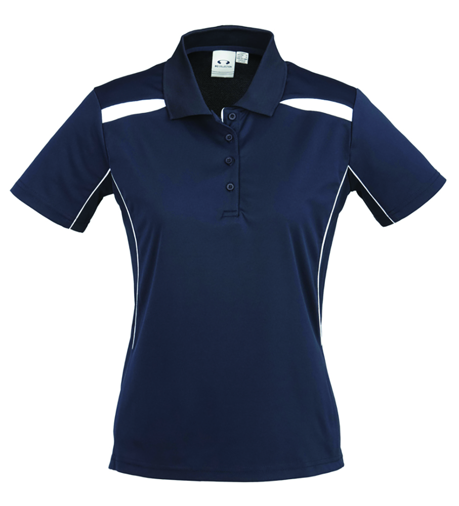 Other view of Bizcollection - T-Shirt - Ladies - Polo - Polyester - United New Generation Biz Cool - Navy/White - P244LS N/W 10