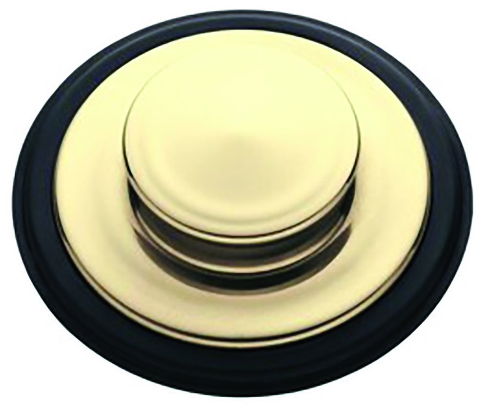 Other view of insinkerator 75087D Sink Stopper for all Waste Disposer - French Gold