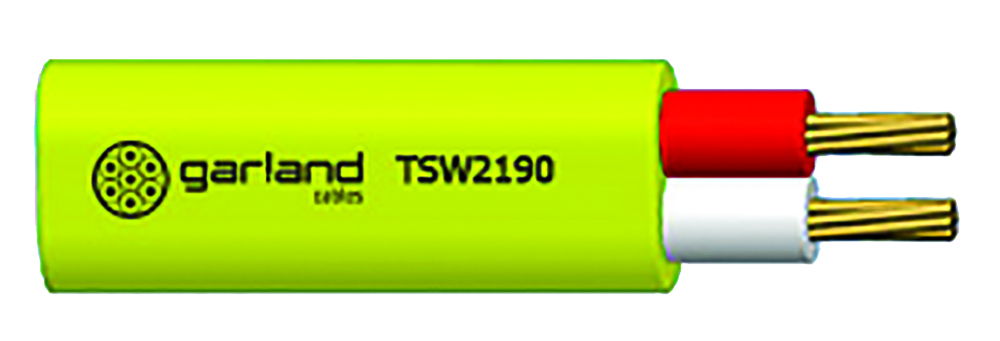 Other view of Garland Cables TSW2190YL100 Cable - 1Pr - 9mm - 100m