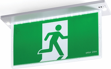 Other view of Ektor 2686 Slimblade Recessed Emergency Exit - Razor - 240V - 0.7W - IP20