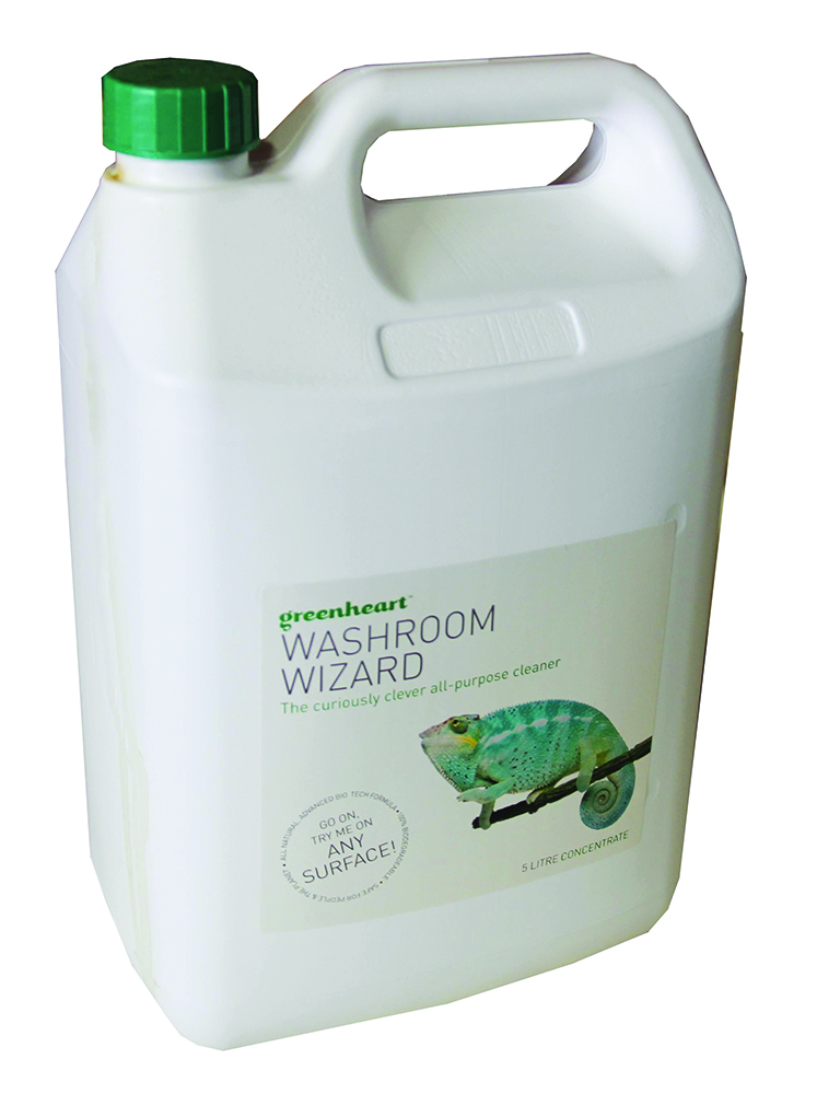 Other view of Envirocare Systems Cleaner - Greenheart Washroom Wizard Concentrated - 100% Biodegradable - 5L