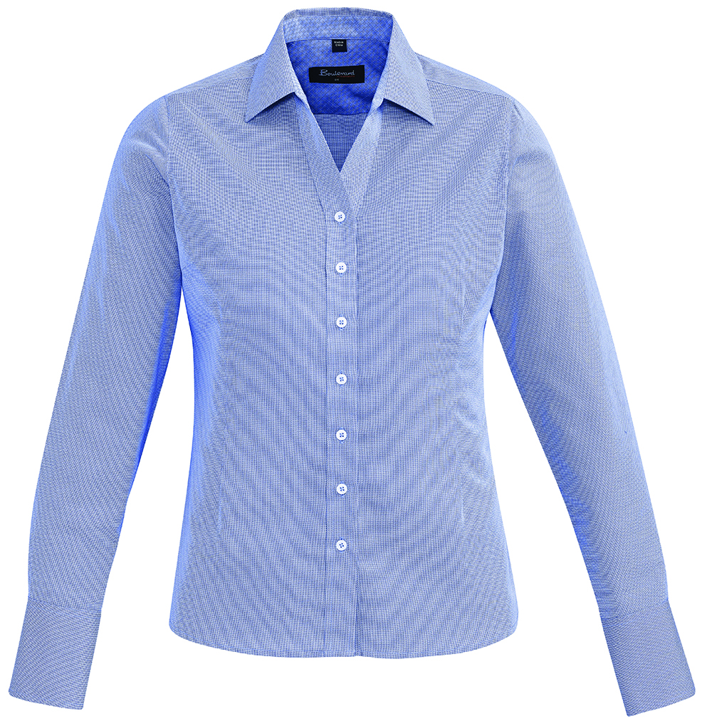 Other view of BIZ CORPORATES Biz - Shirt - Ladies - Hudson 40310 - Blue - 4 - 40310 BLU 12