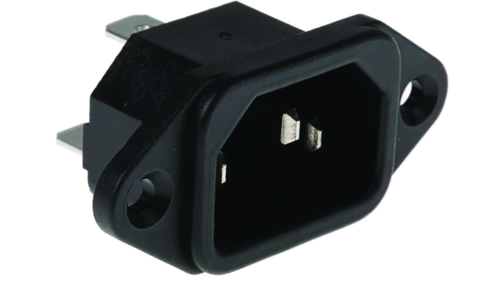 Other view of RS PRO 488-191 - Connector - C14 Panel Mount IEC - Male - 10A - 250 V