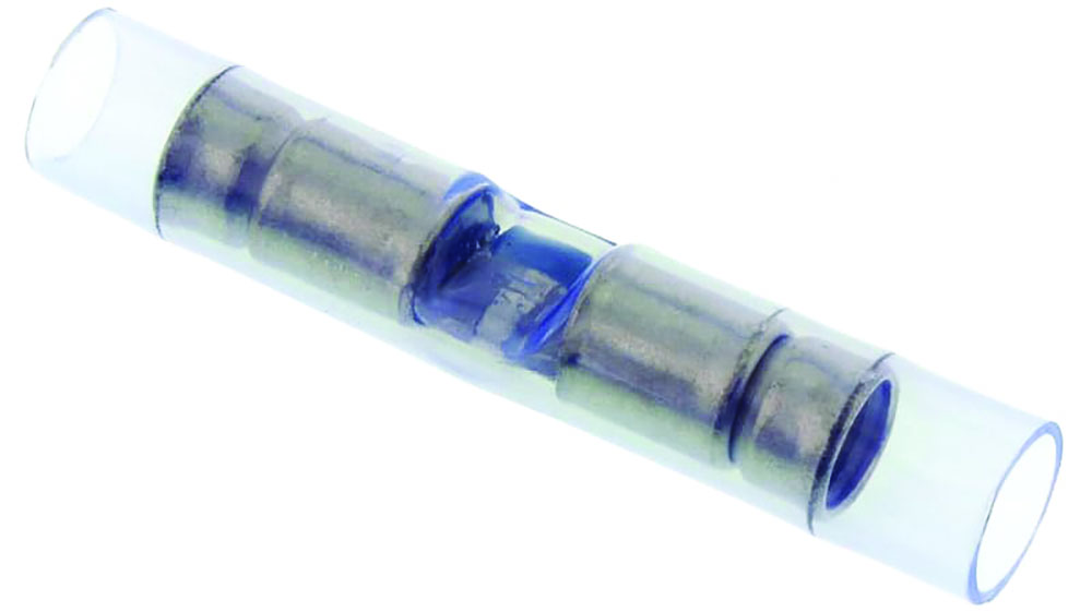 Other view of TE Connectivity 320562 - PIDG Butt Splice Connector - Blue - Insulated - Tin 16 - 14 AWG