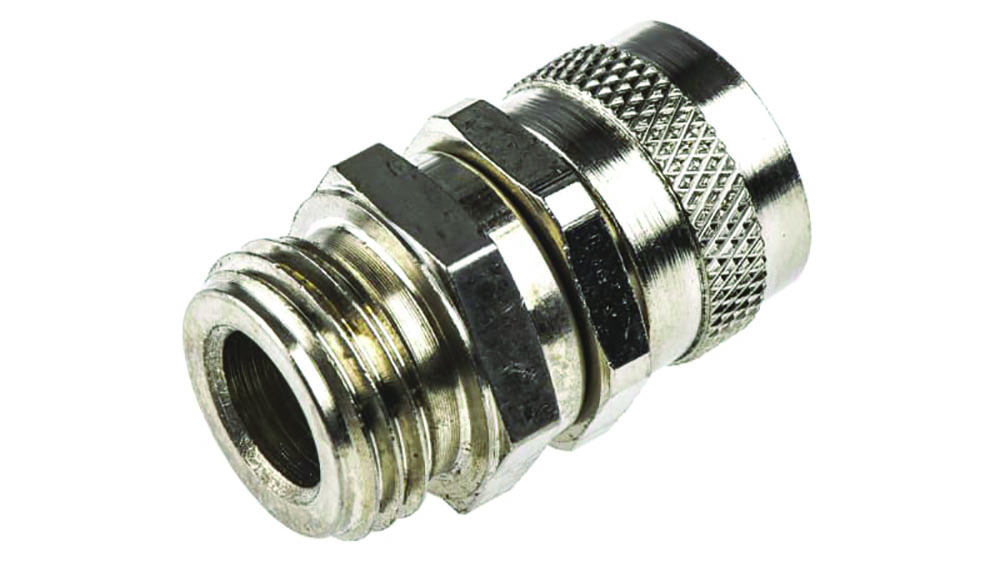 Other view of Adaptaflex 7TCA296020R0059 SP12/M16/B - Swivel Conduit Fitting - M16 - Silver - 12mm Nominal Size