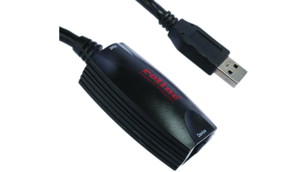 Other view of roline 12.04.1096-8 - Male USB A to Female USB A USB - Extension Cable - USB 3.0 - 5m