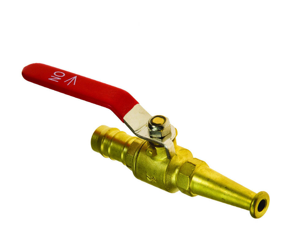 Other view of MEGAFIRE MFHRNL Fire Hose Reel Nozzle - Lever - 19mm - Brass