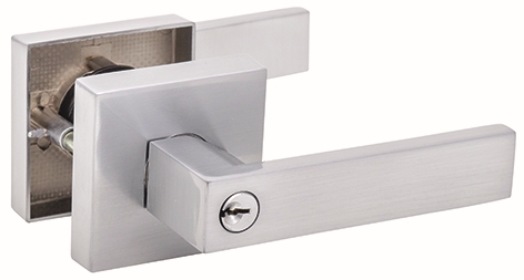 Other view of Entrance Lever - Everest - Satin Chrome - 60 to 70 mm - WQL400SCC - Trio