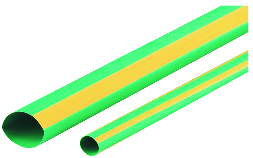 Other view of Cabac XLP13YG/4FT Heatshrink Thin Wall - 12.7mmx1.2m - Yellow And Green