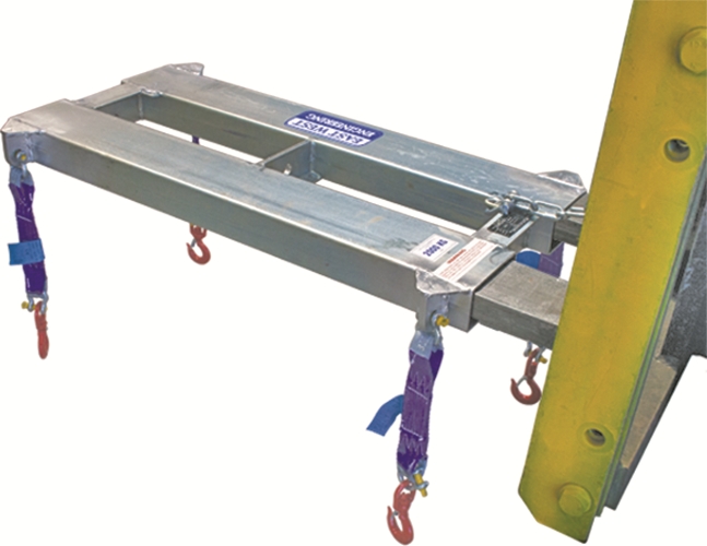 Other view of East West Engineering FSB200 Forlift Jib - Battery Lifting - Zinc - 2T