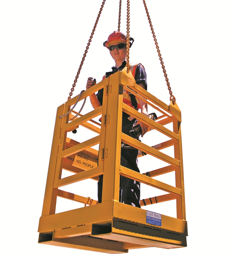 Other view of East West Engineering WP-C4 Crane Cage One-person - Square - Painted - 750mm