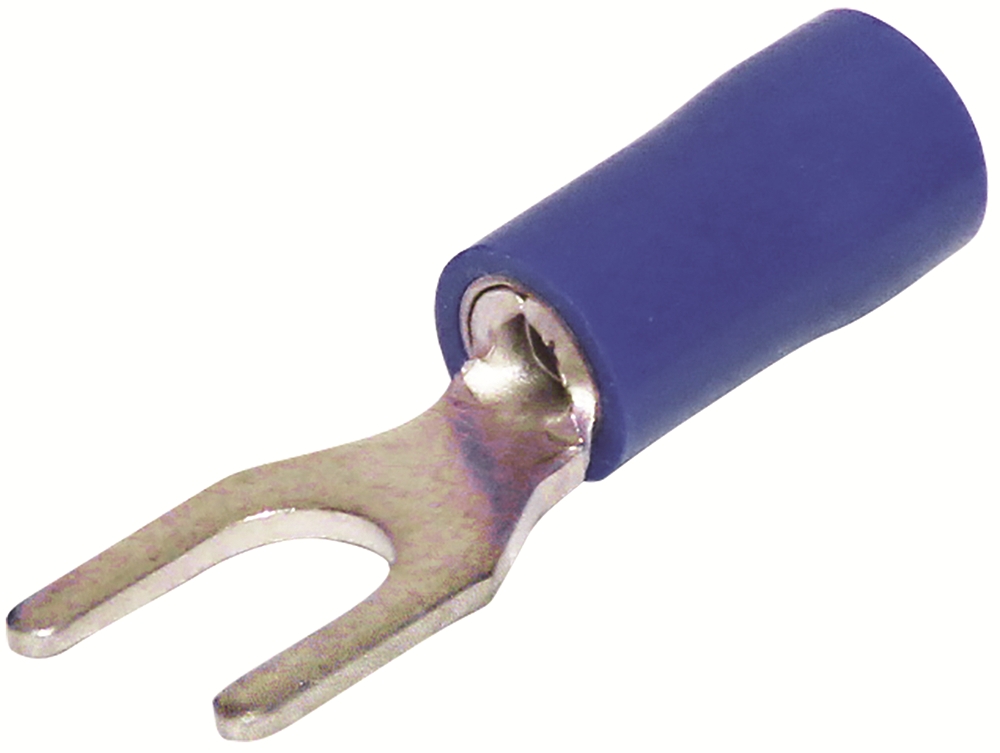 Other view of Hellermann Tyton SD2-5 Forked Spade - Double Grip - 5mm - Blue - Pack of 100