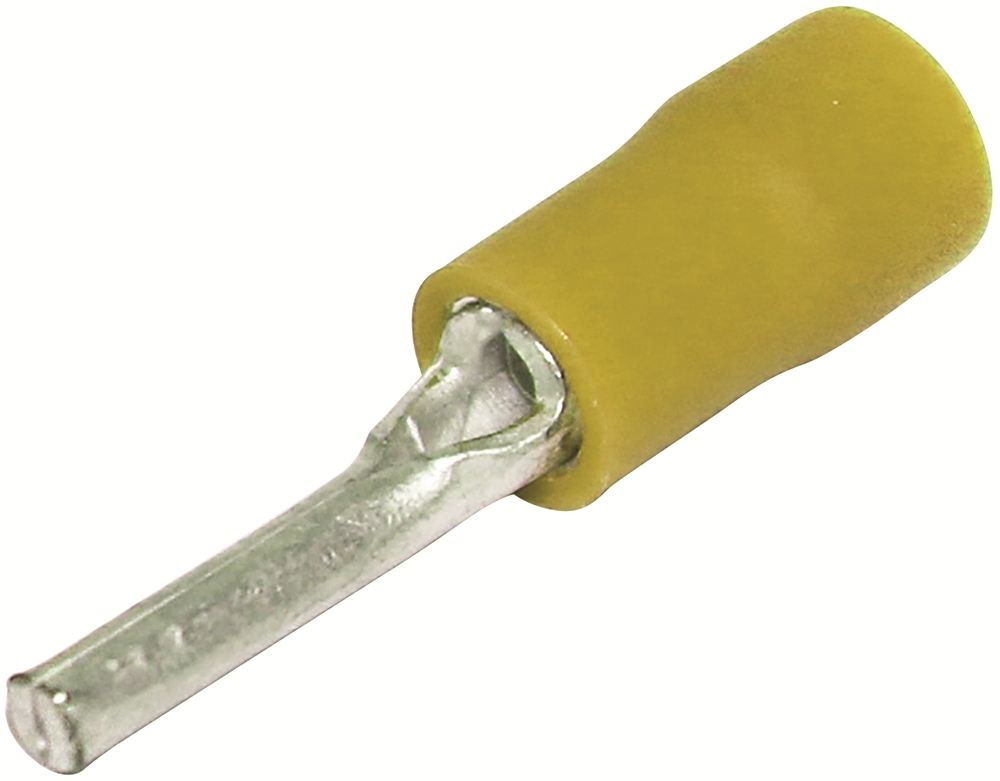 Other view of Hellermann Tyton 3P13 Terminal - Pin Connector - Single Grip - 14mm - Yellow - Pack of 25