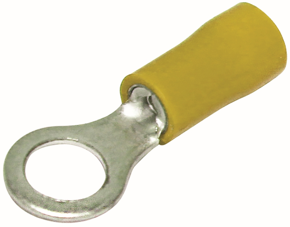 Other view of Hellermann Tyton Round5-5 Ring Terminal - Double Grip - Yellow - Pack of 100