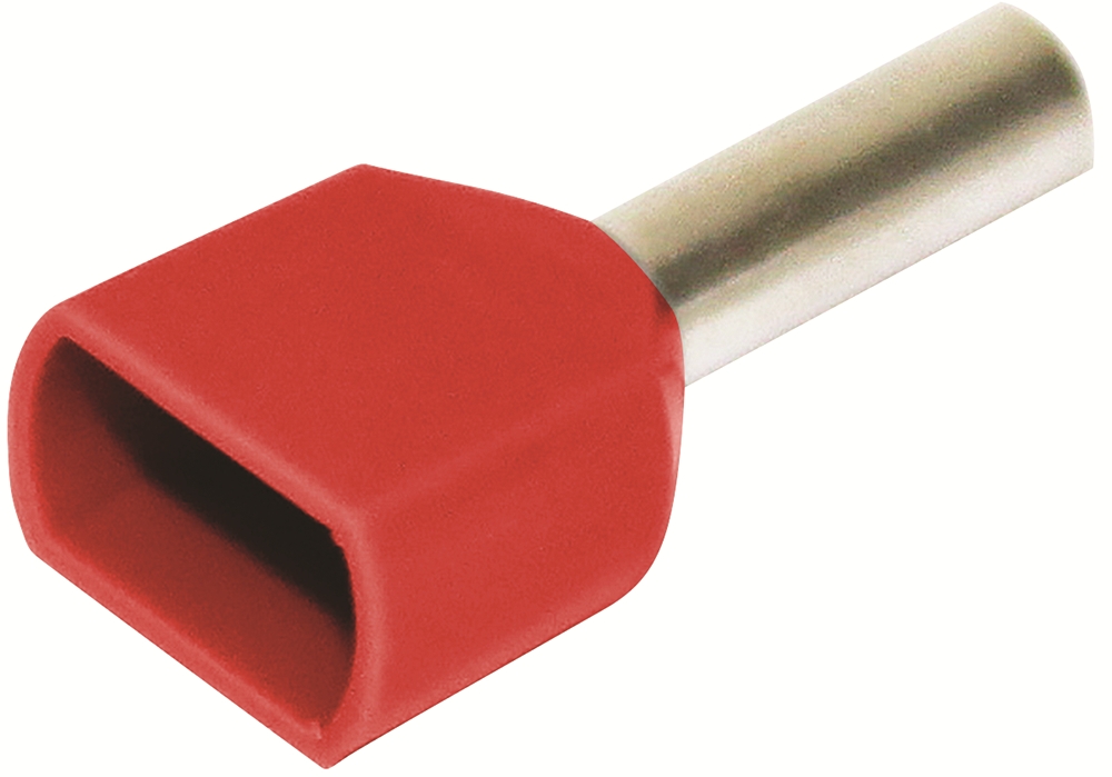 Other view of Hellermann Tyton BLT1.0 Bootlace - Twin Ferrules - 1.0mm2 - Red - Pack of 100