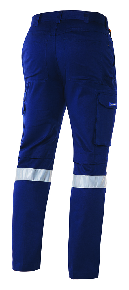 Other view of Workhorse MPA068 Mens Ripstop Cargo Trouser With Reflective Tape - Cotton - Navy 112S