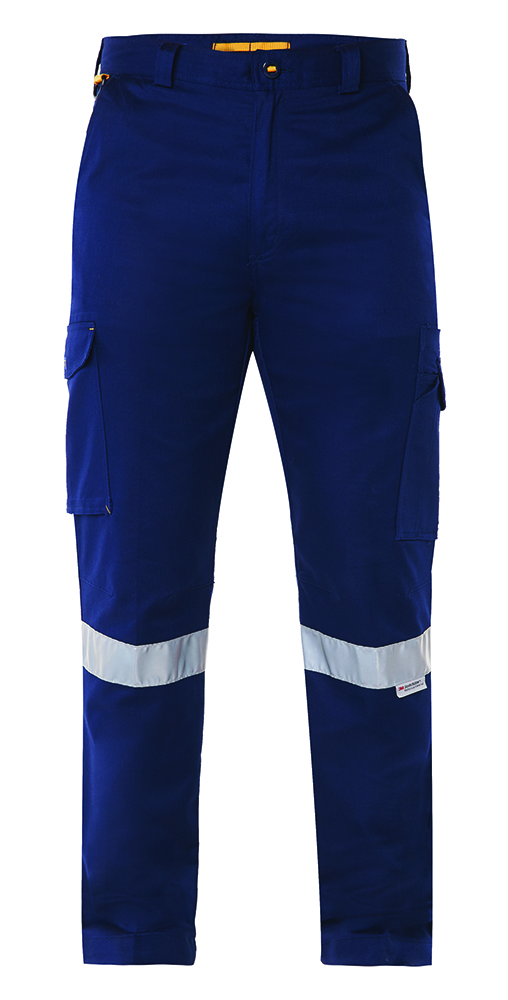 Other view of Workhorse MPA068 Mens Ripstop Cargo Trouser With Reflective Tape - Cotton - Navy 102R