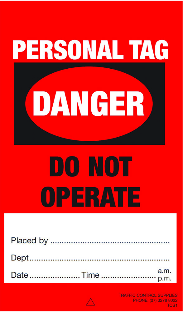 Other view of Brady - Tag Danger Do Not Operate - TCS1 (50)