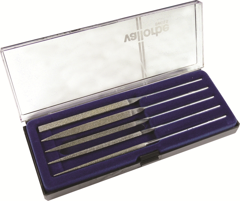 Other view of Needle File Set - DA8432 - D126 - Diamond - Vallorbe II