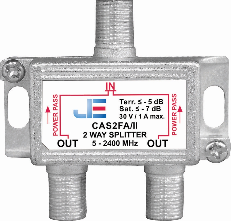 Other view of Jonsa Australia CAS2FA/II Splitter All Legs - 2 Way F 5-2400Mhz Pp