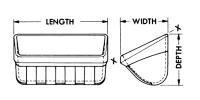 Other view of Rexnord Bucket - Elevator - 12inch X 7inch X 7.25inch - HYLIFT 12