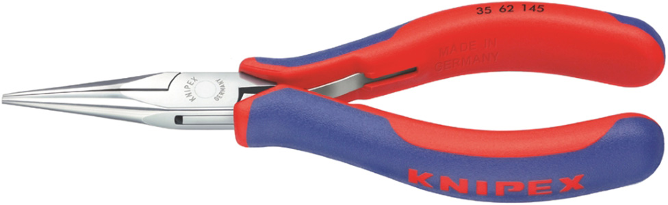 Other view of Electronic Plier - Straight Nose - Steel - Multi-Component Grip - 145 mm Length - 3562145 - Knipex