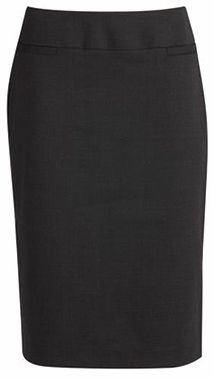 Other view of Ladies Relaxed Fit Skirt – Polyester - Bamboo Charcoal – Charcoal – 4 – 20111 – Biz Corporates