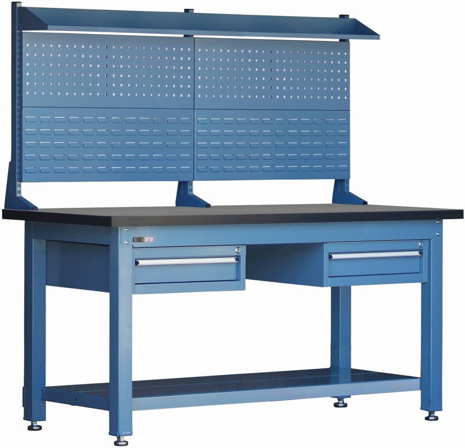 Other view of Boscotek WBH.918.B18.T8 Workbench - Steel - 1500 x 900 x 750mm - Blue