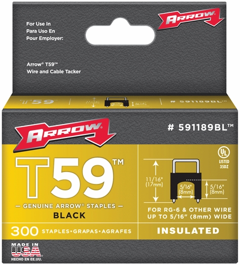 Other view of STAPLES INSULATED ARROW 591189BL-T-59 - Pack of 40