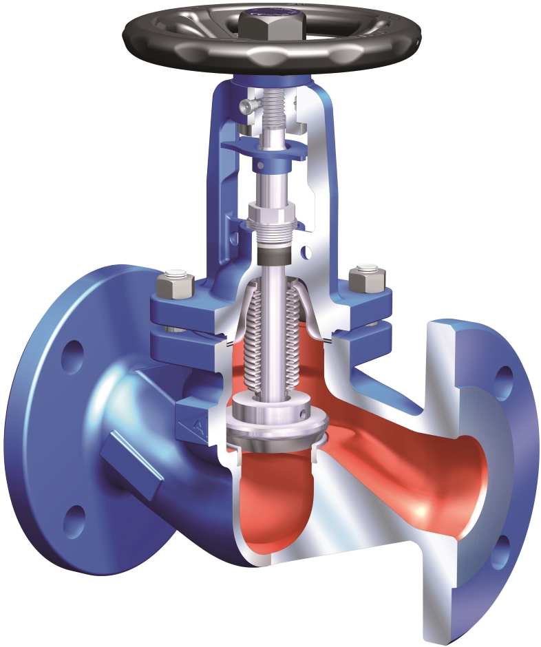 Other view of ARI-Armaturen VALVE GLOBE BELLOW SEAL DIN FLANGE DN20